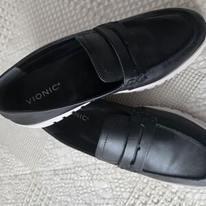 Vionic Black Loafers